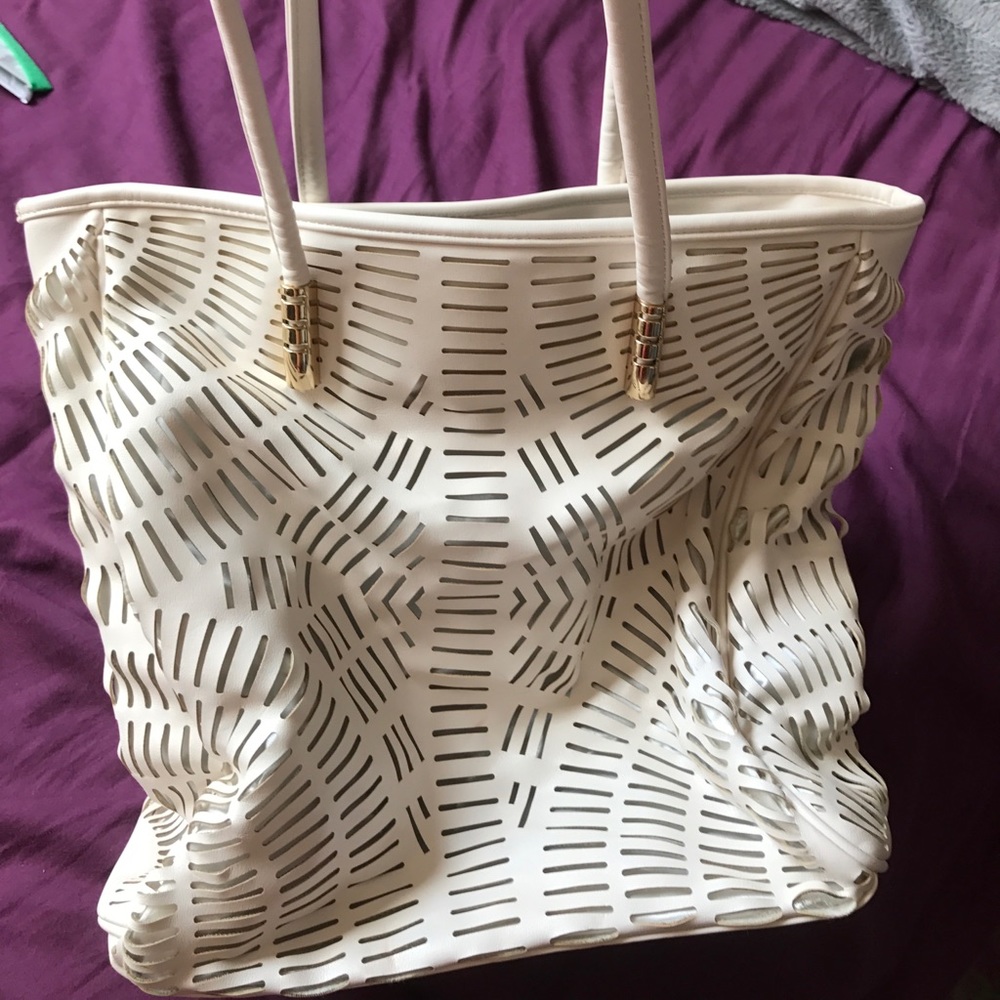 White tote bag