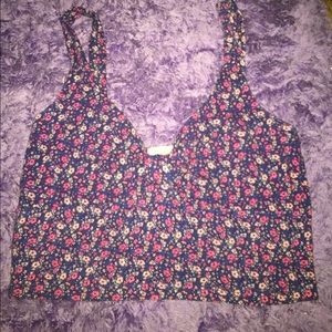 Floral crop top
