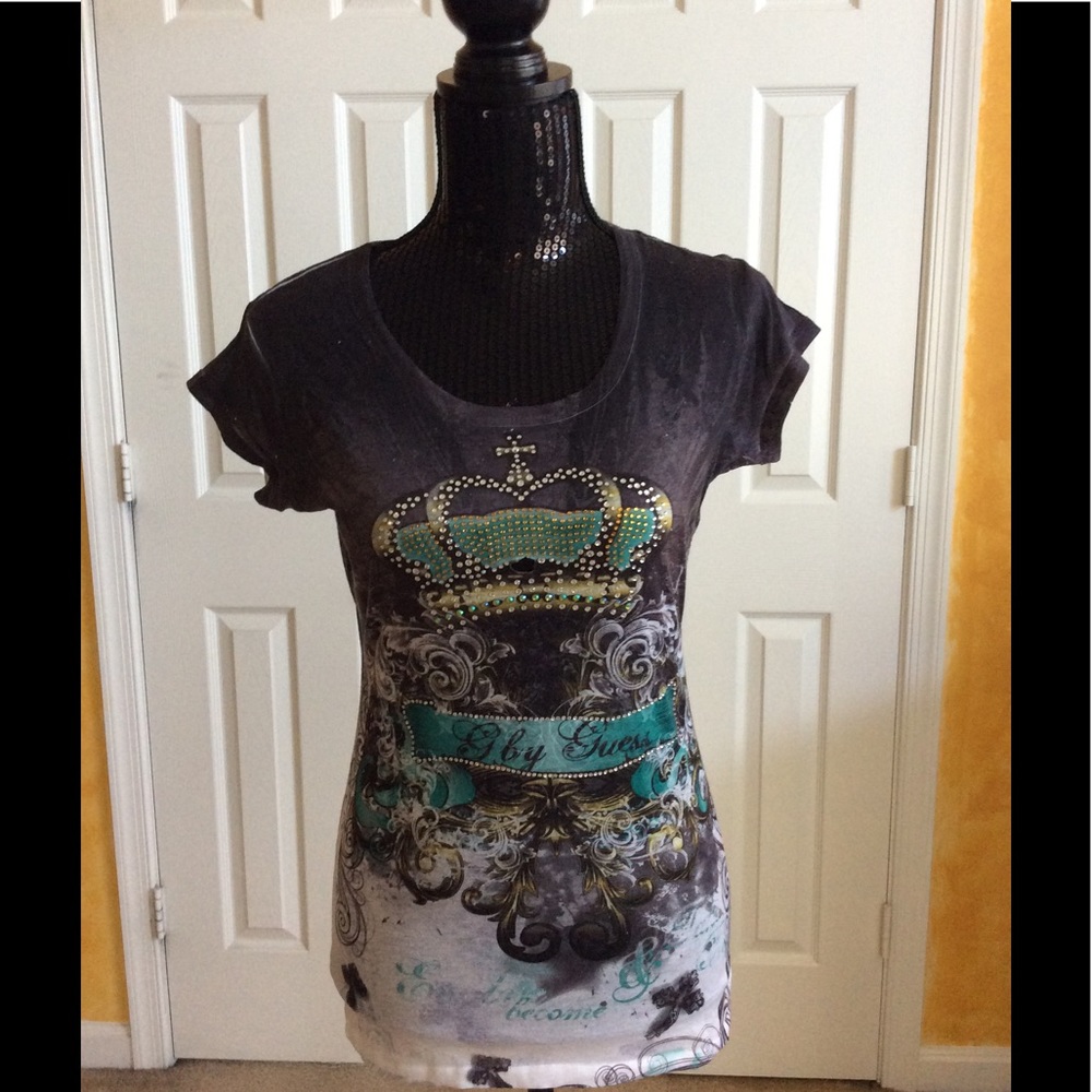 Guess embellished t-shirt