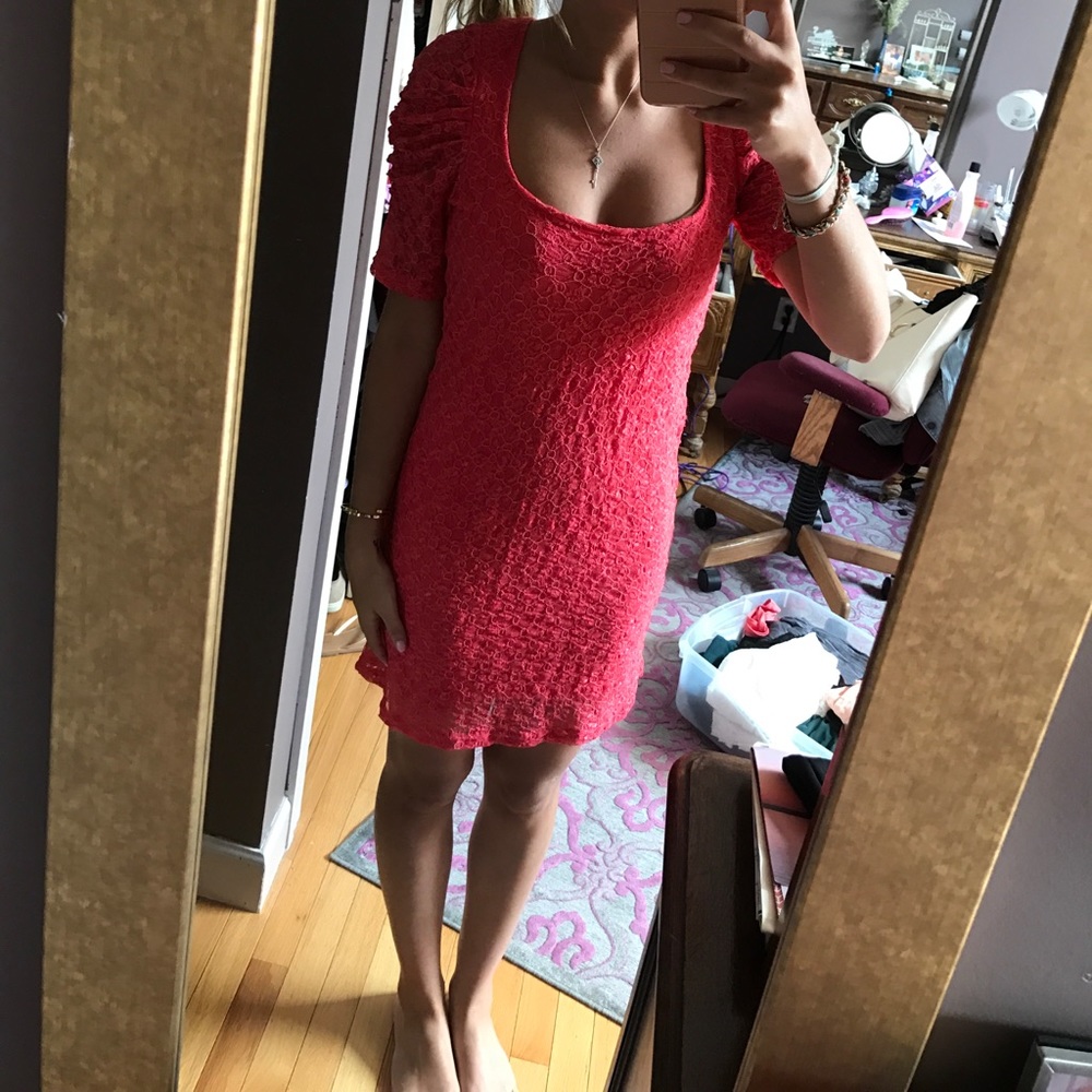 Free people coral dress