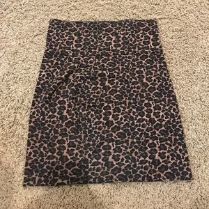 Cheetah Pencil Skirt