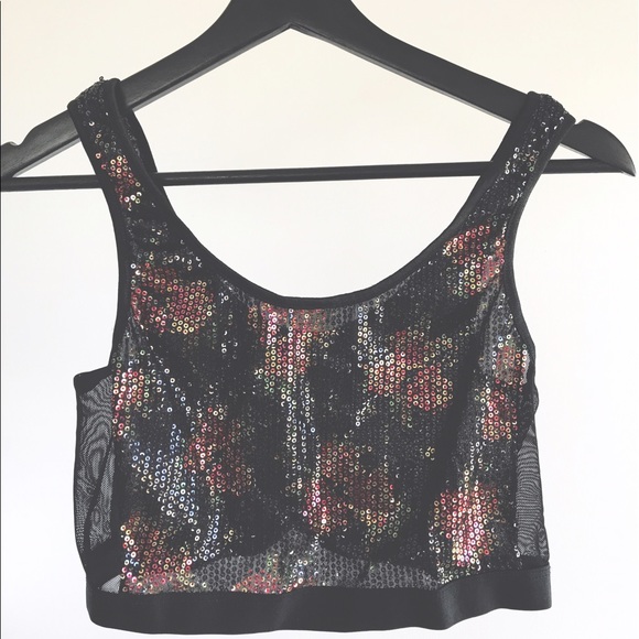 UO sequined crop top - Picture 2 of 3