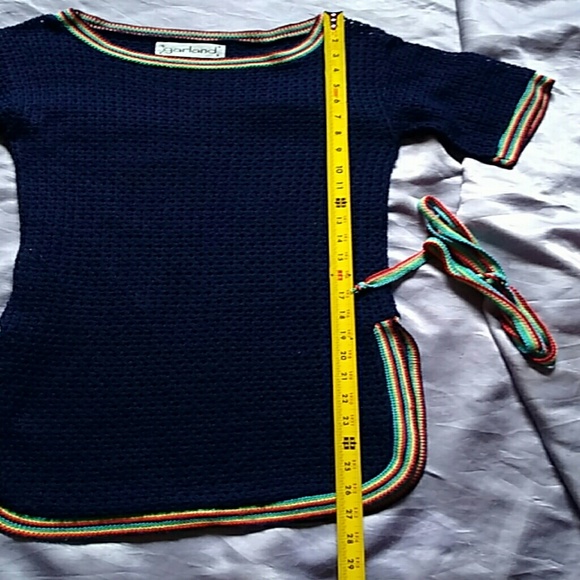 Vintage OOAK Crochet Sweater CoverUp / Festival - Picture 5 of 8