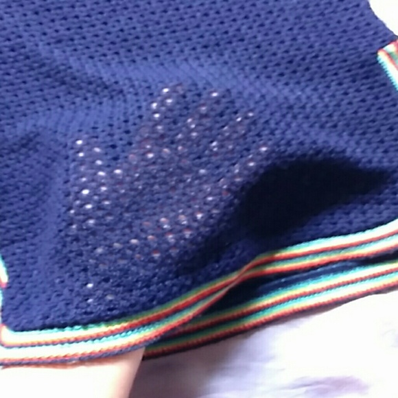 Vintage OOAK Crochet Sweater CoverUp / Festival - Picture 6 of 8