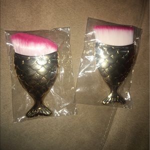 Set of Two mermaid brushes