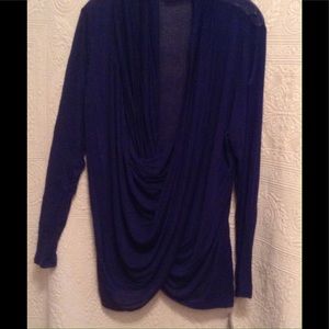 Dressy midnight blue blouse