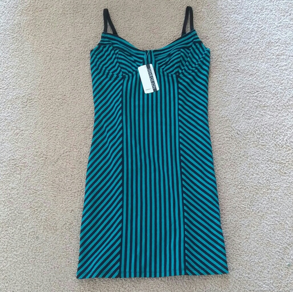 New forever 21 striped bodycon dress