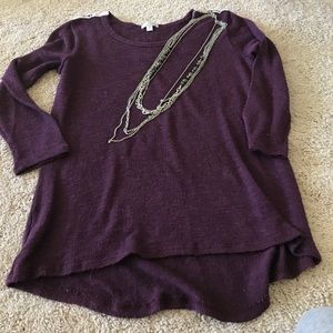 Purple sweater top