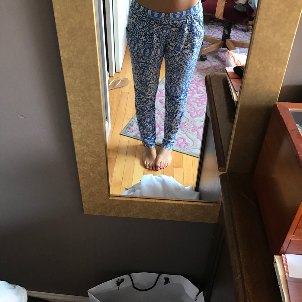 Cotton on blue fun pants