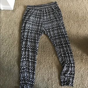 Aztec joggers
