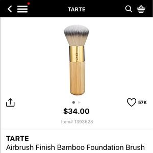 Tarte brand foundation brush (Sephora)