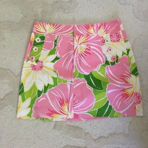 Classic pink & green Lilly Pulitzer skirt size 4