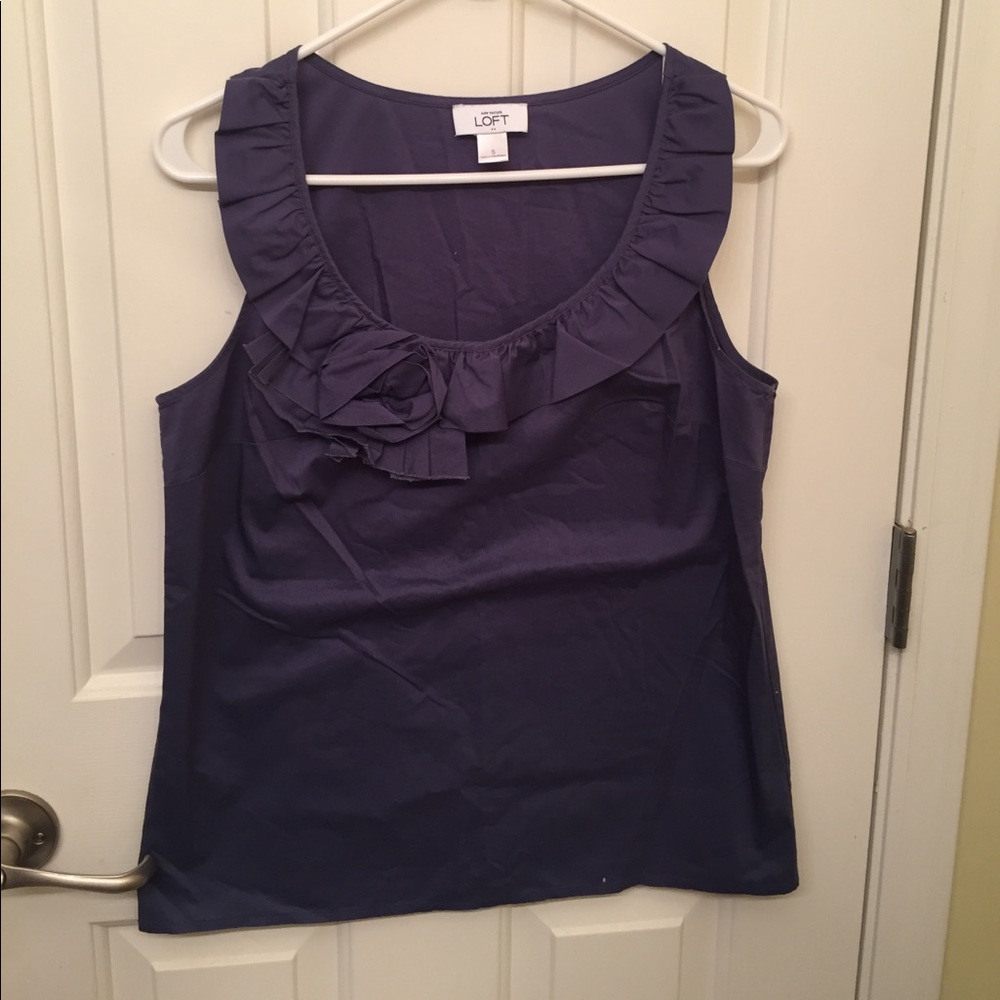 Ann Taylor Loft flower blouse