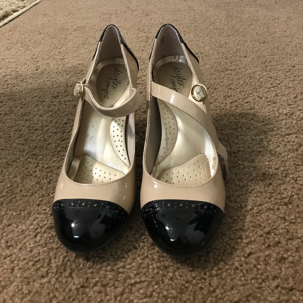 Black and Tan heels