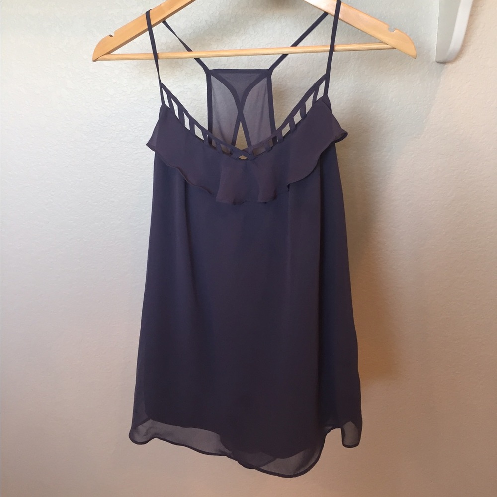 Lauren Conrad navy blue tank