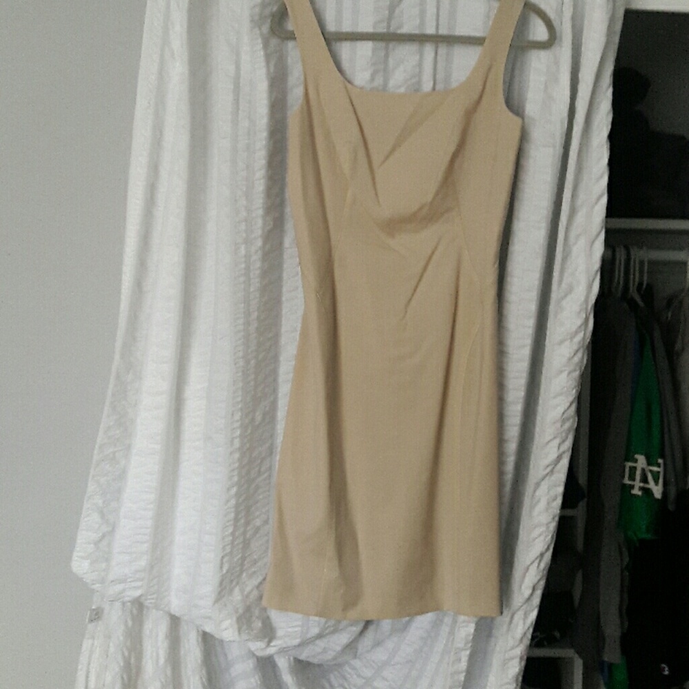 Tan dress