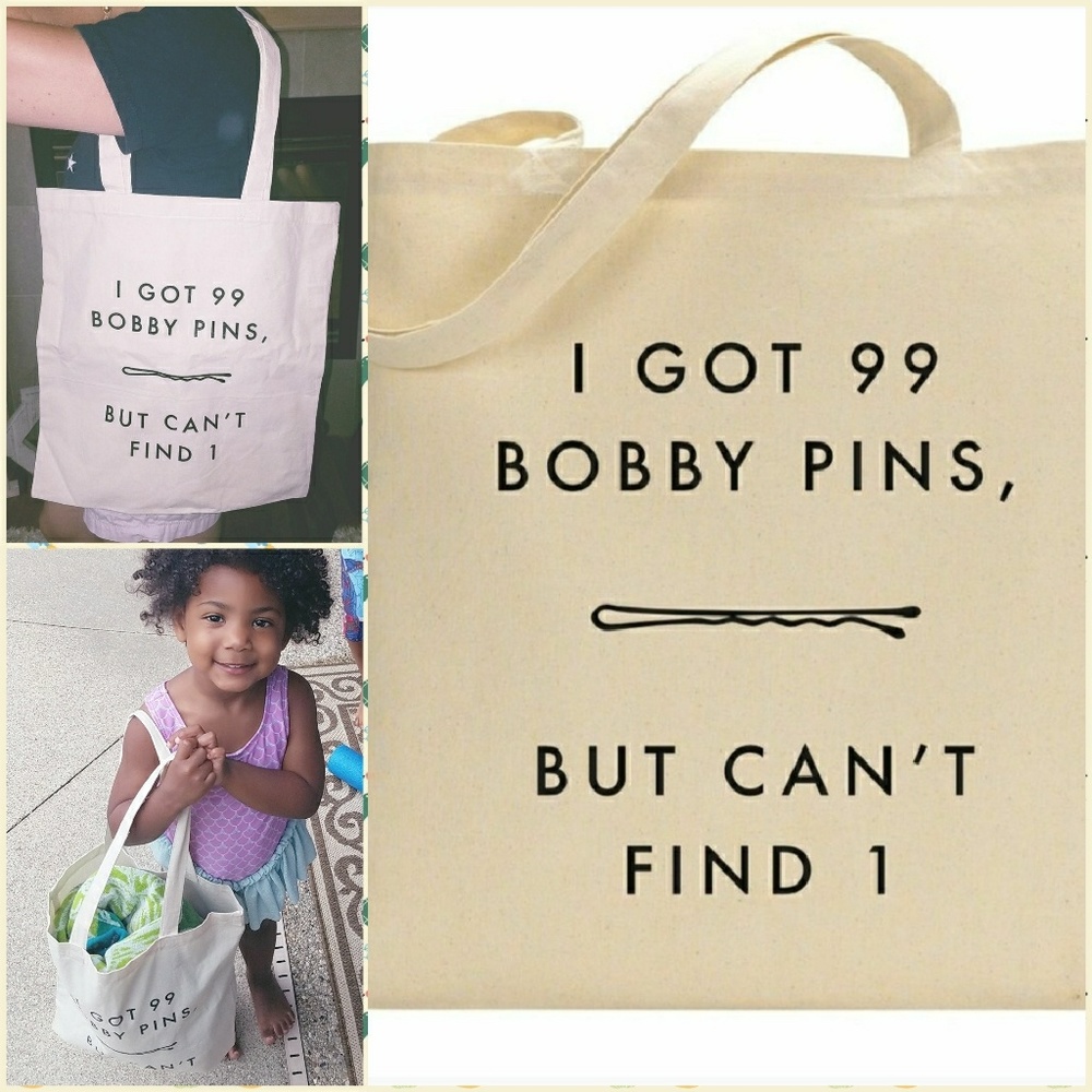 Bobby pins summer tote