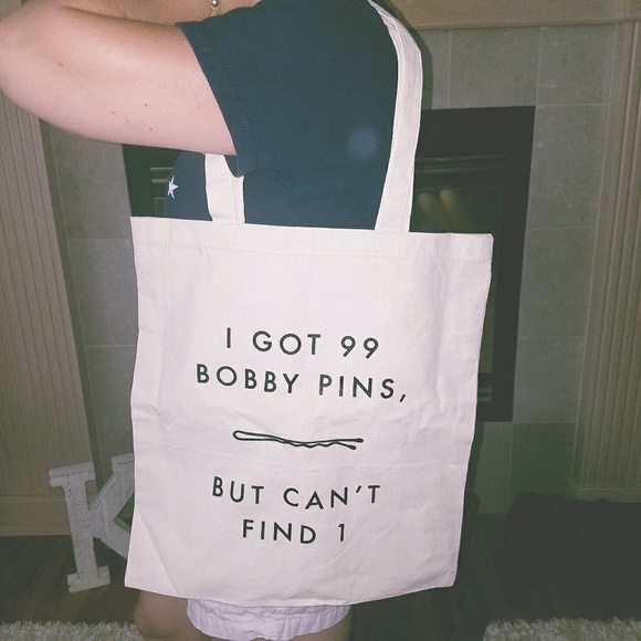 Bobby pins summer tote - Picture 2 of 3