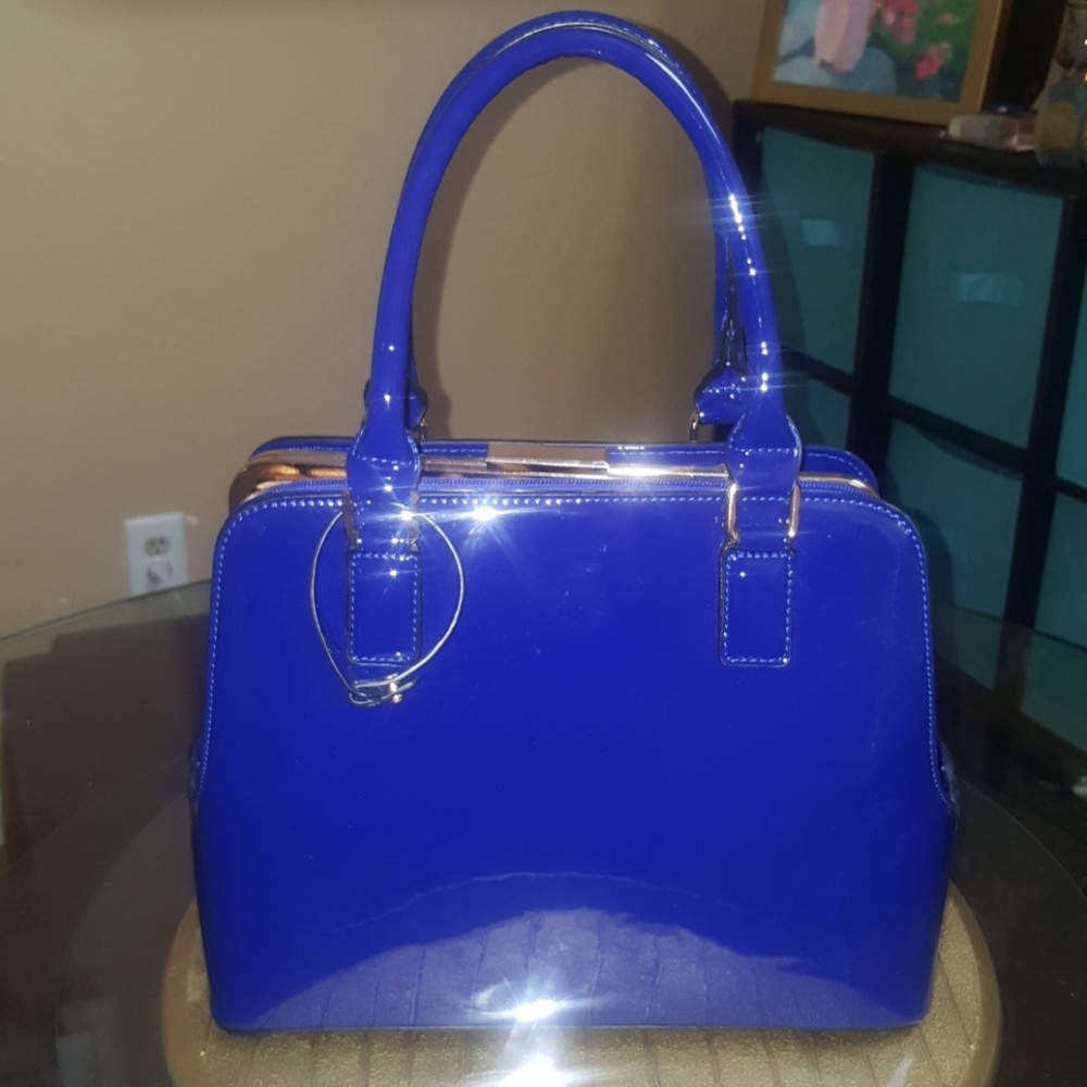 Shiney Patent Pleather Purse