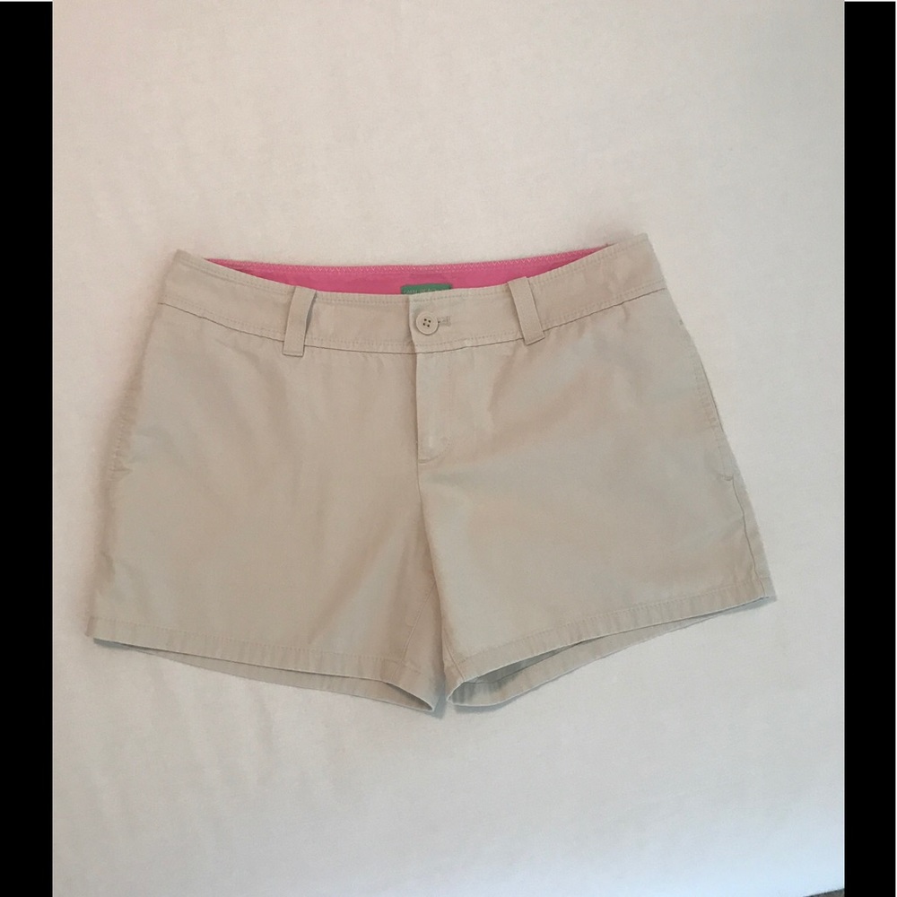 Lilly Pulitzer khaki shorts