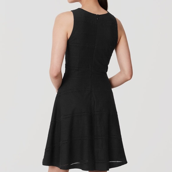 Eyelet Striped Skater Dress - Picture 2 of 2