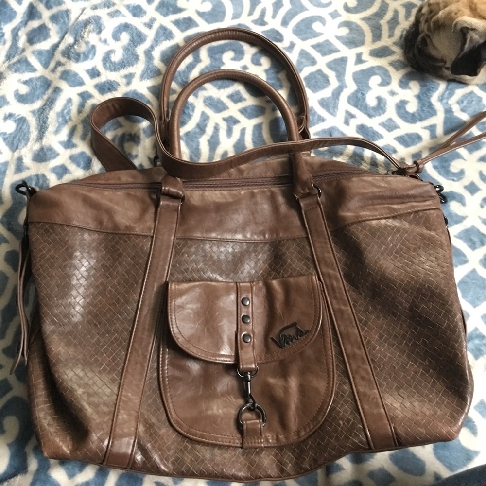 Brown Vans tote bag