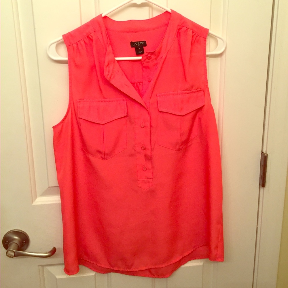 J. Crew sleeveless blouse