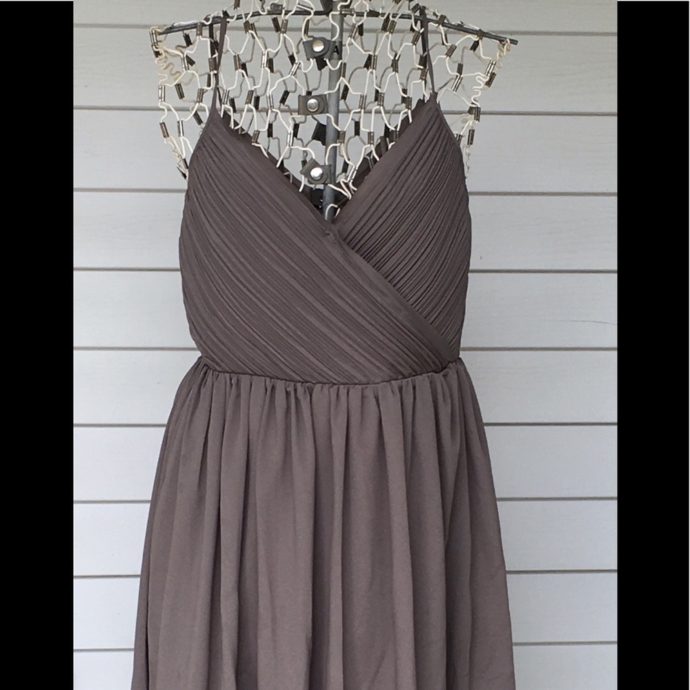 Spaghetti strapped dress