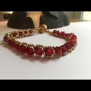 Hand Sewn Right Angle Weave Fashion Bracelet