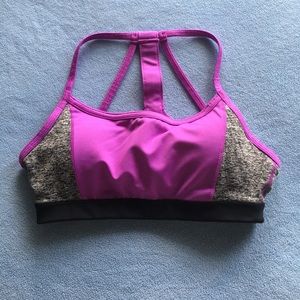 Athleta strappy sports bra.