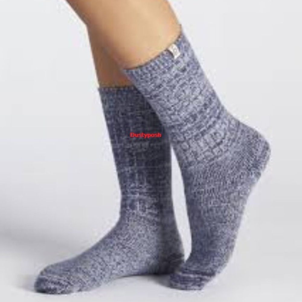 UGG Slouch Crew Socks Boot Blue Pink Grey Brown Green Soft Bed Valentines Gift - Picture 2 of 11
