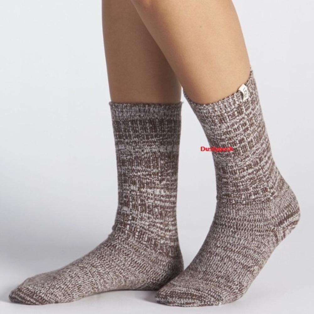 UGG Slouch Crew Socks Boot Blue Pink Grey Brown Green Soft Bed Valentines Gift - Picture 4 of 11