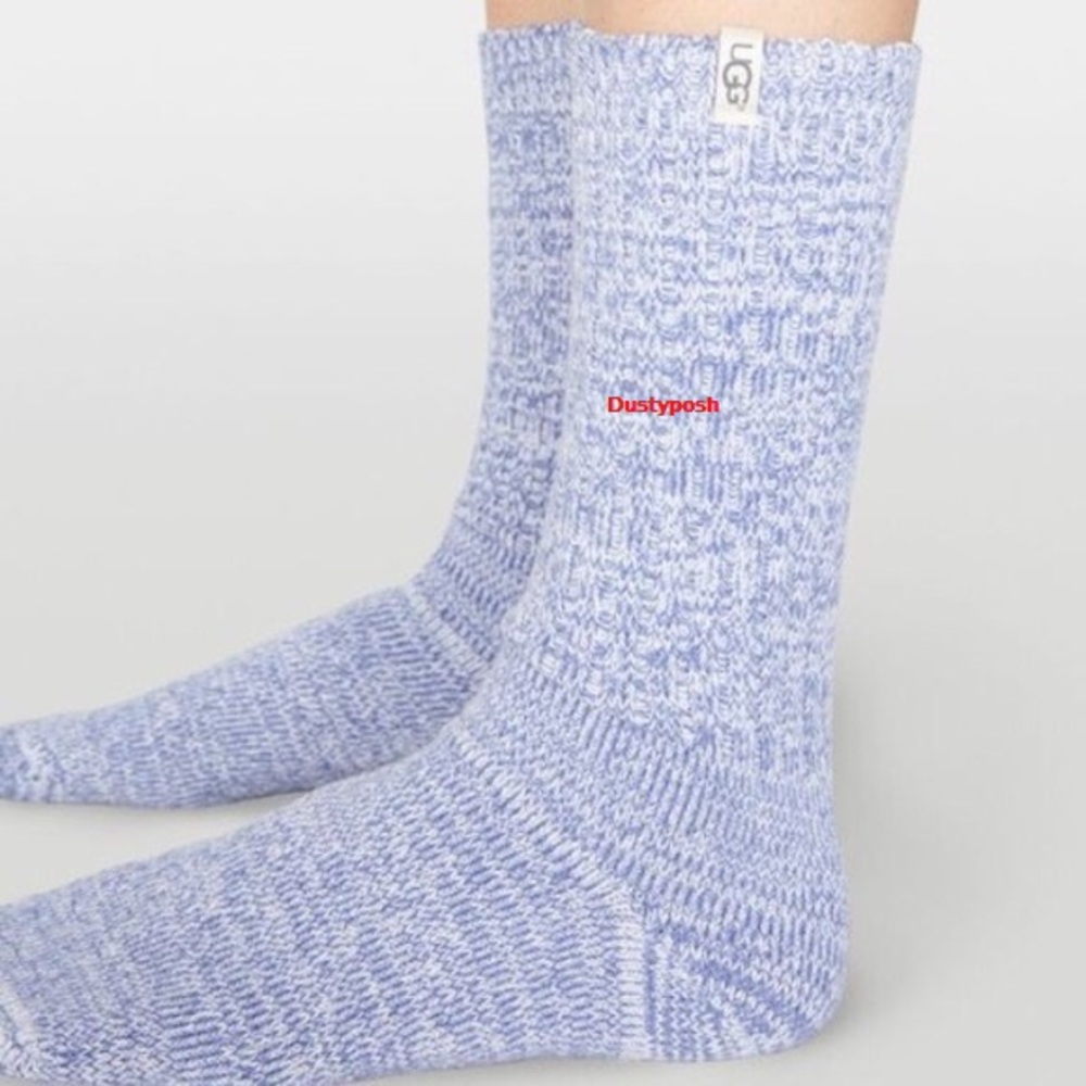 UGG Slouch Crew Socks Boot Blue Pink Grey Brown Green Soft Bed Valentines Gift - Picture 5 of 11