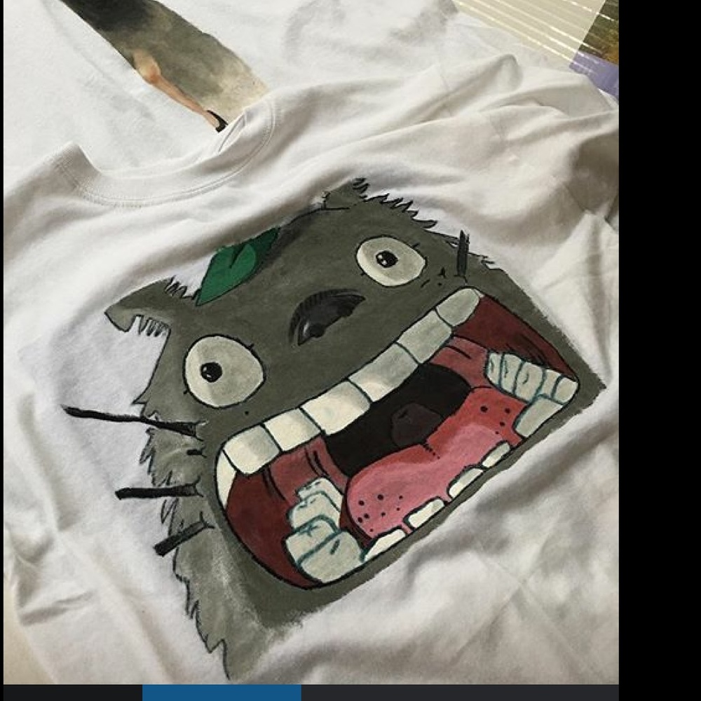 Hand painted tshirt, various sizes, $30
