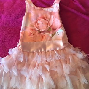 Light pink silky dress