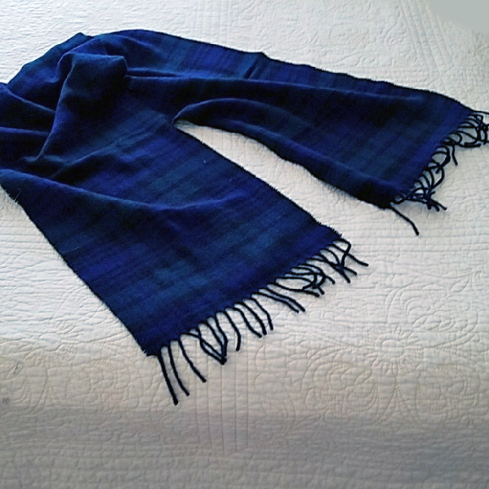 VTG Tie Rack lambswool scarf EUC