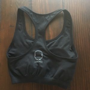 The Drive Clothing Black Padded Sports Bra