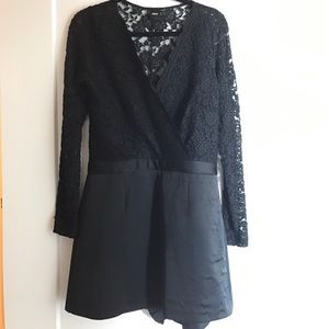 Black long sleeve romper