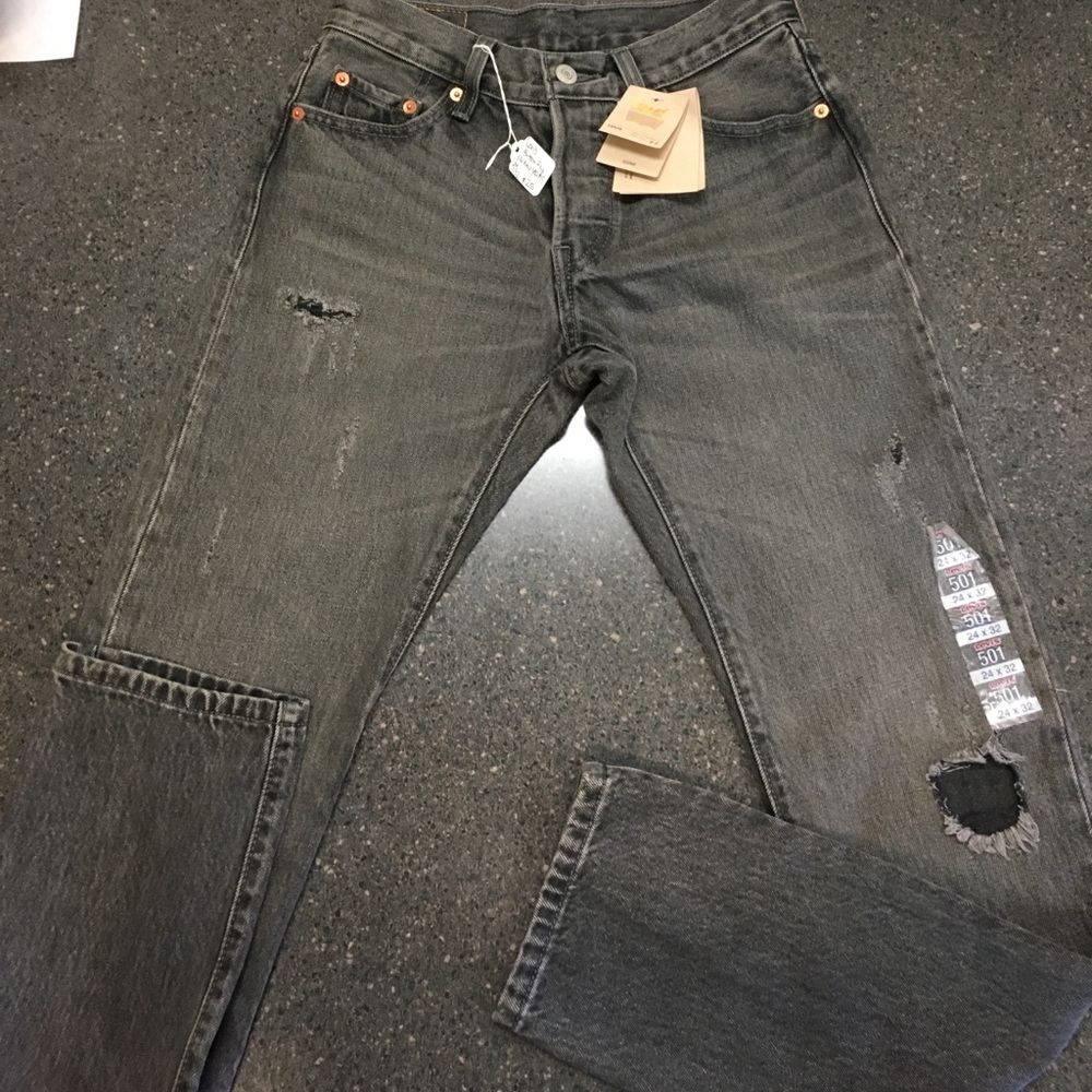 Levi's 501 Button Fly Skinny Jeans