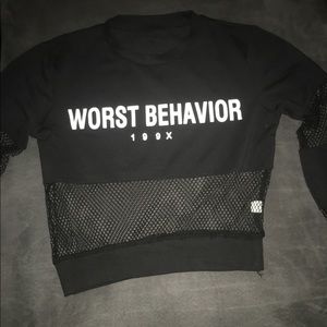 Worst behavior shirt