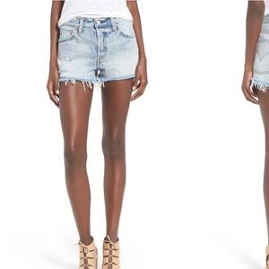 Levi 501 Cutoff Denim Shorts (Waveline)