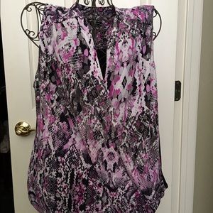 I.N.C. Cross cross front top