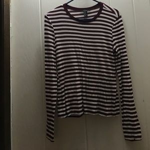 forever 21 striped long sleeve