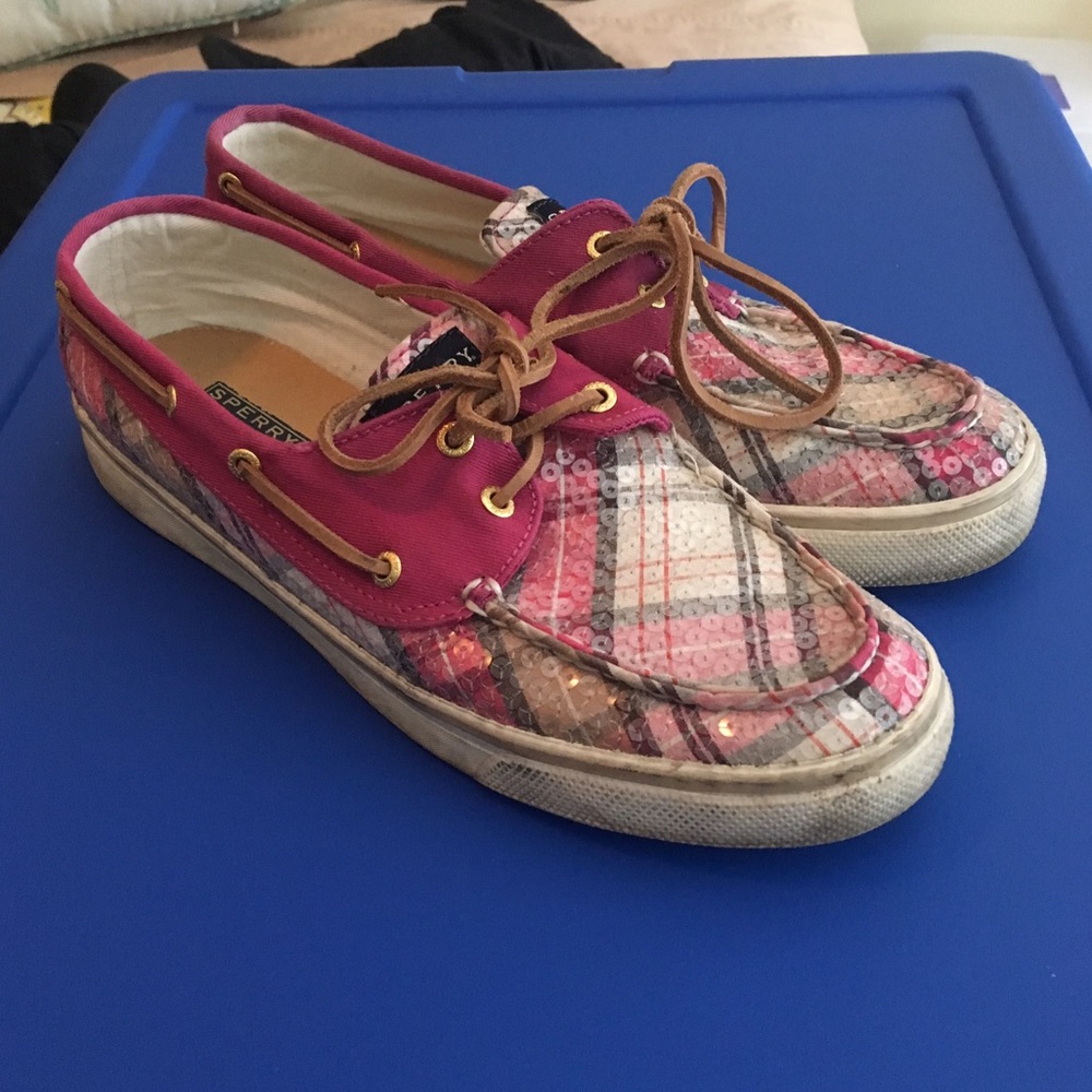 Sequin Sperry topsiders