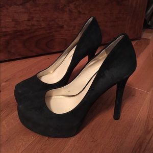 Black Suede Heel