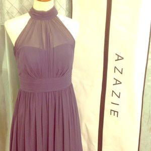 Azazie Iman dress in Stormy