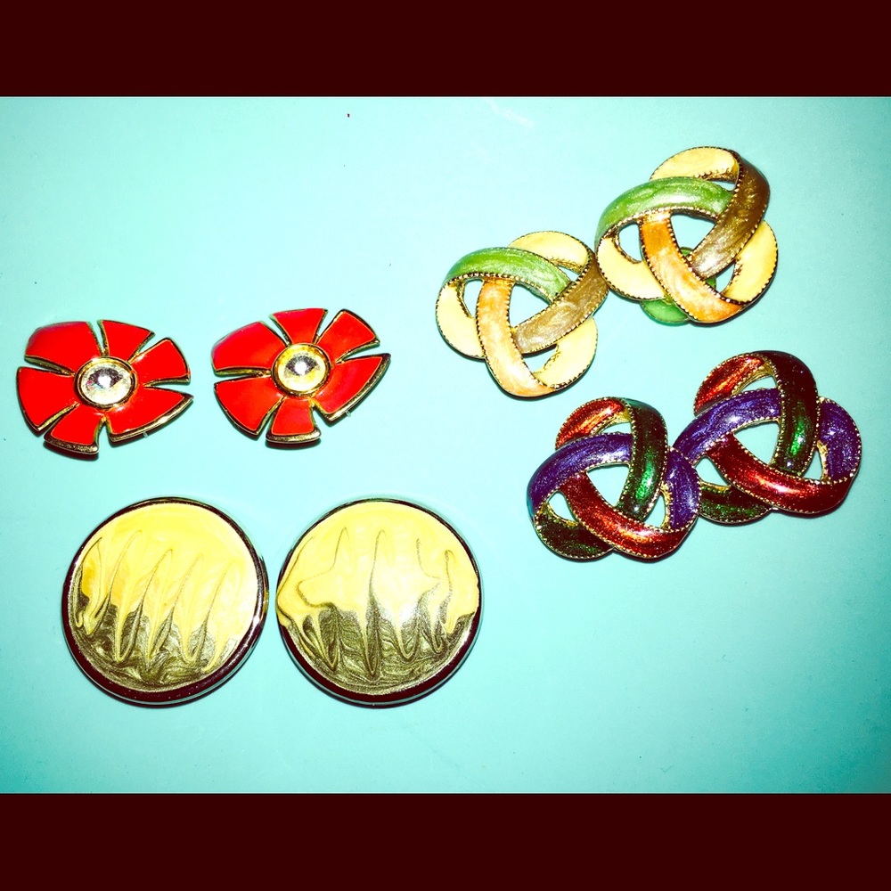 Vintage Stud Backed Earrings