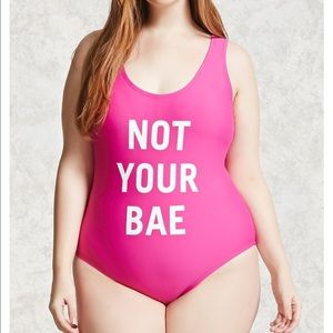 Fuchsia (Hott 🔥Pink) Forever 21 Bathing Suit