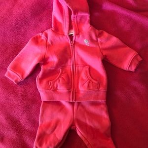 Baby girl sweat suit set