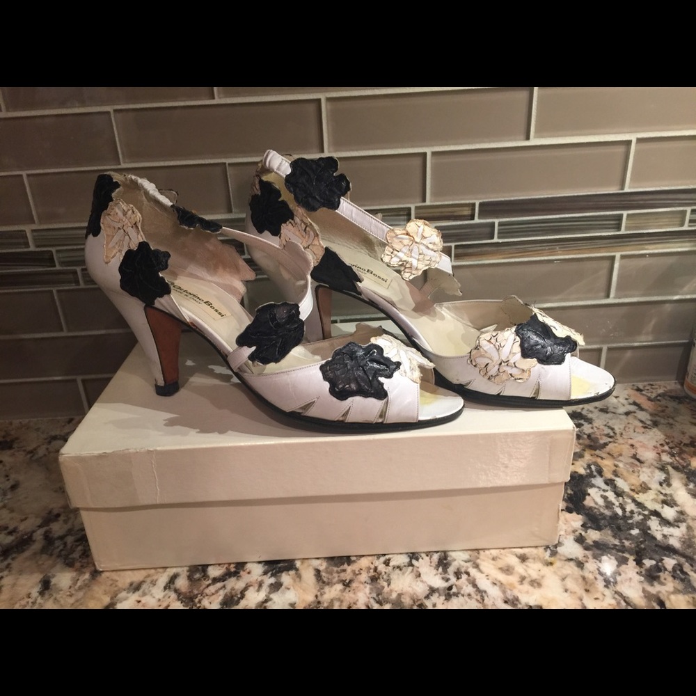 Open toe dress shoes